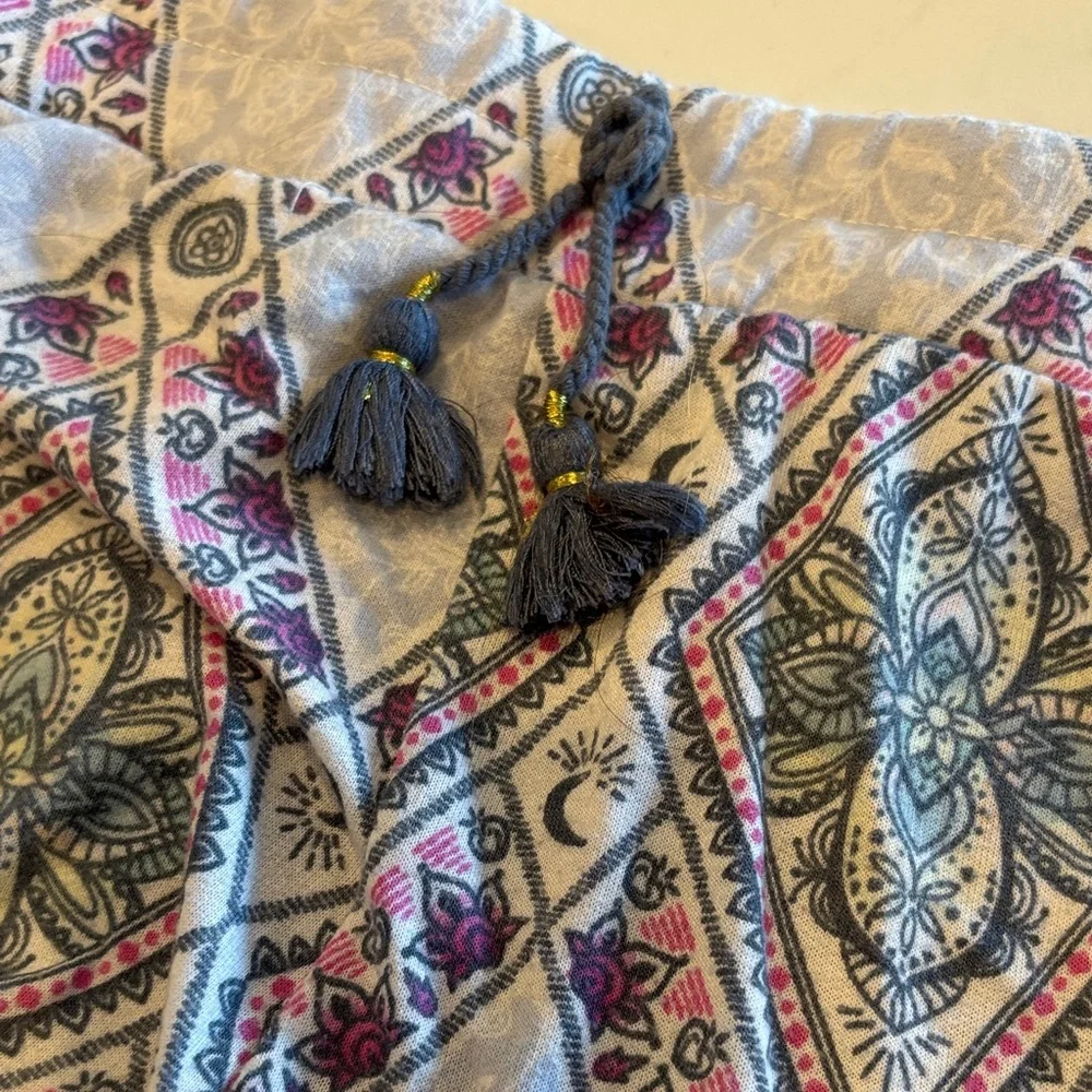 Patterned and Solid Shorts Set